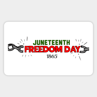 Juneteenth Freedom Day Magnet